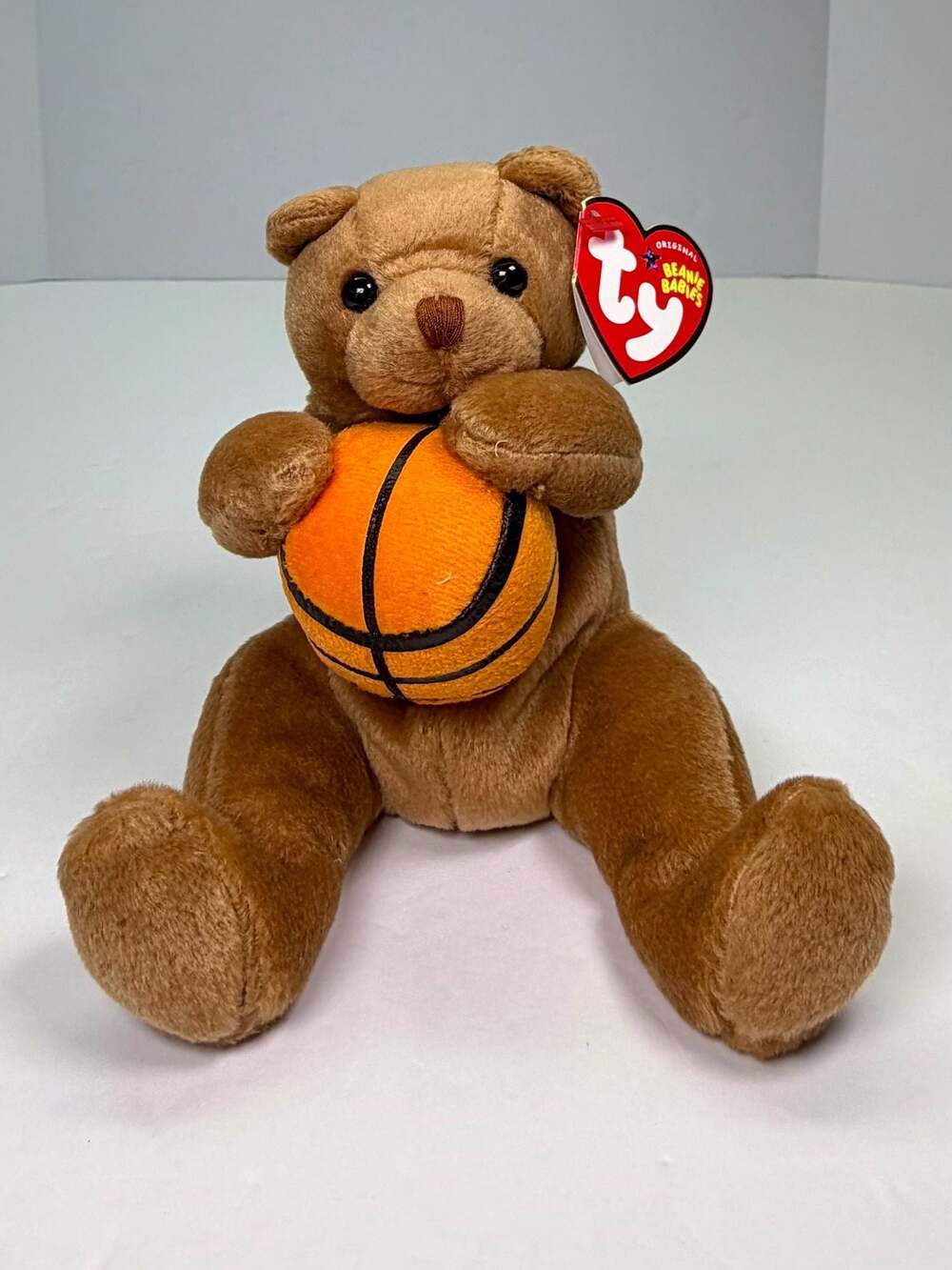 Ty Beanie Babies Hoops The Bear With Basketball